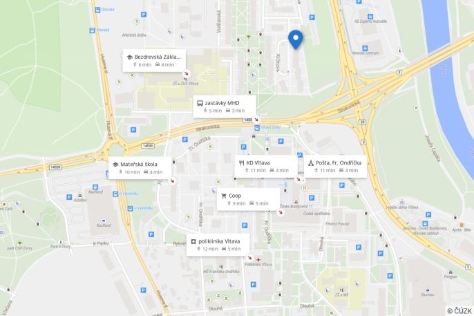 Pronájem, Byt 3+1, České Budějovice