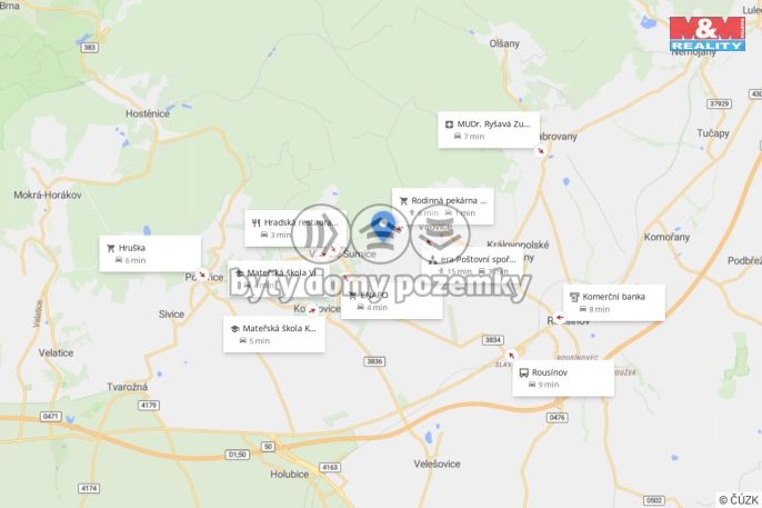 Prodej, Pozemek k bydlení, Viničné Šumice