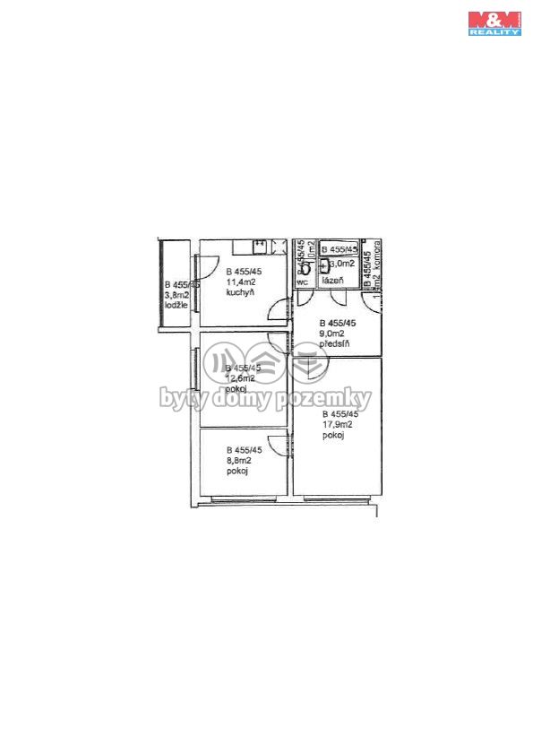 Prodej, Byt 3+1, Praha