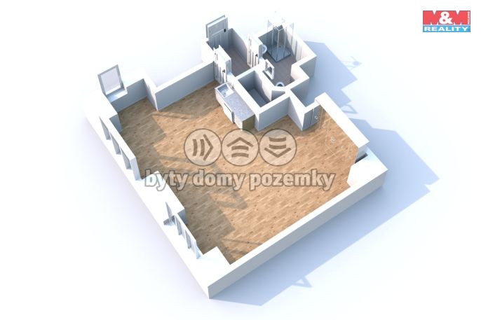 Prodej, Byt 1+kk, Praha