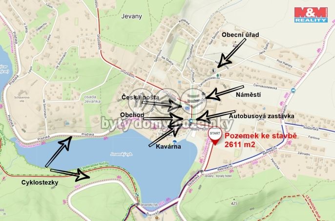 Prodej, Pozemek k bydlení, Jevany