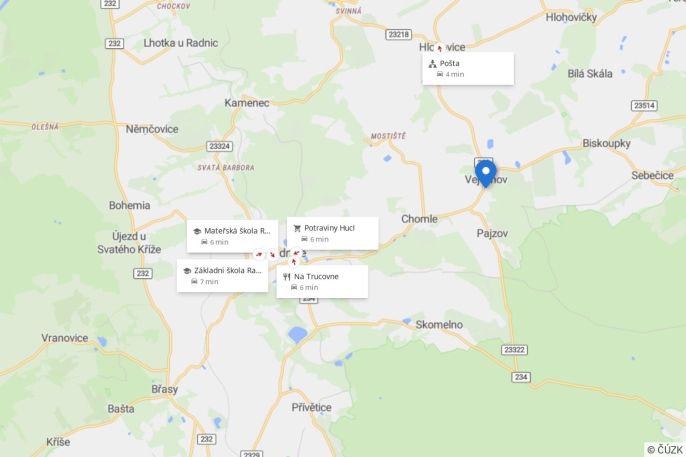 Pronájem, Byt 2+kk, Vejvanov