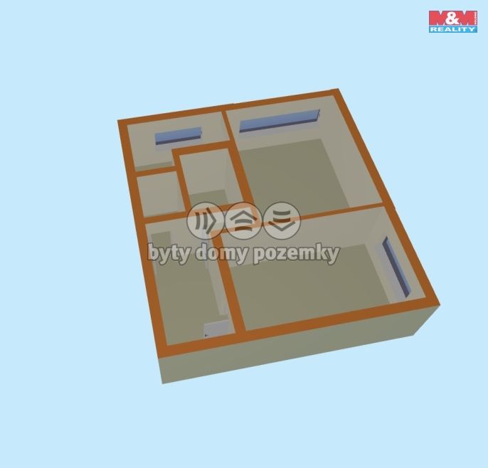 Prodej, Byt 2+1, Osek