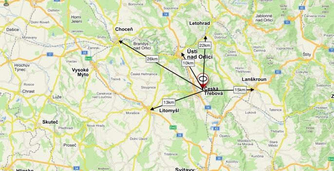 Pronájem, Byt 3+kk, Česká Třebová