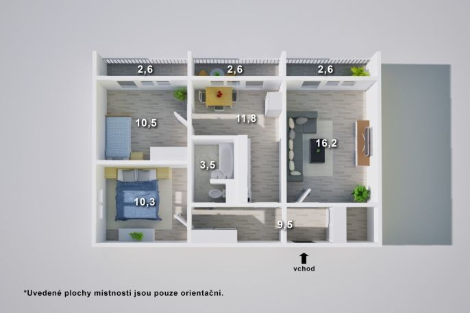 Prodej, Byt 3+1, Ústí nad Labem