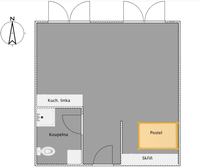 Prodej, Byt 1+kk, Liberec