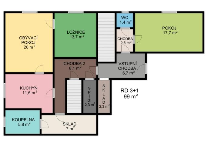 Prodej, Rodinný dům, Třebovice