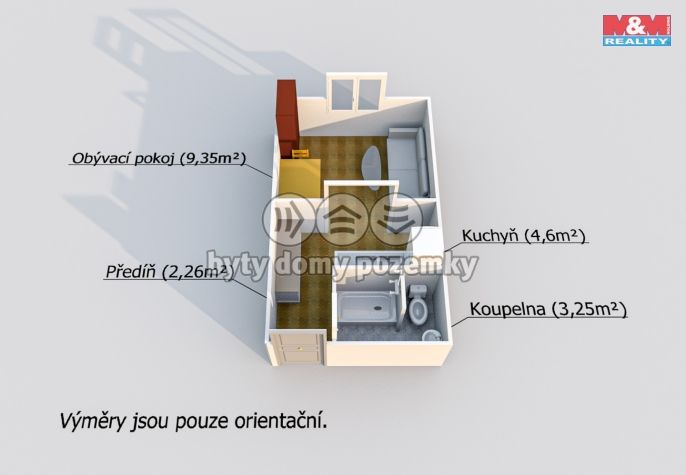 Prodej, Byt 1+kk, Aš