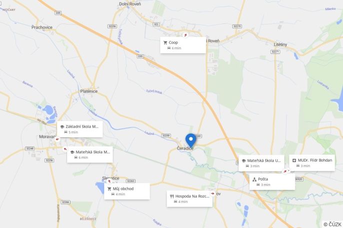 Prodej, Pozemek k bydlení, Moravany