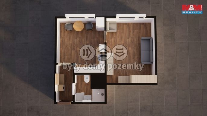 Pronájem, Byt 2+kk, Stráž pod Ralskem