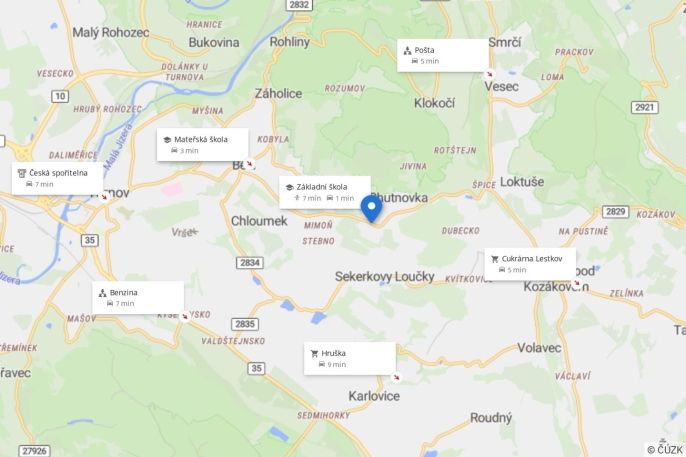 Prodej, Rodinný dům, Mírová pod Kozákovem