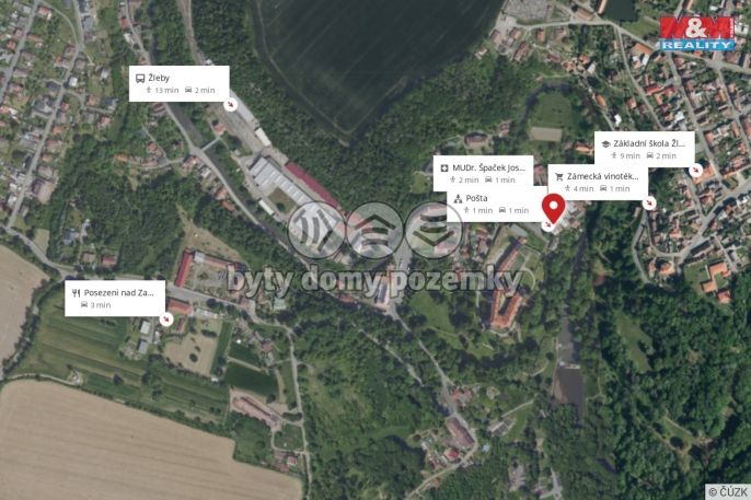 Pronájem, Byt 2+1, Žleby