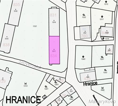 Prodej, Byt 2+1, Hranice