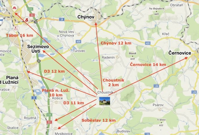 Prodej, Chalupa, Choustník