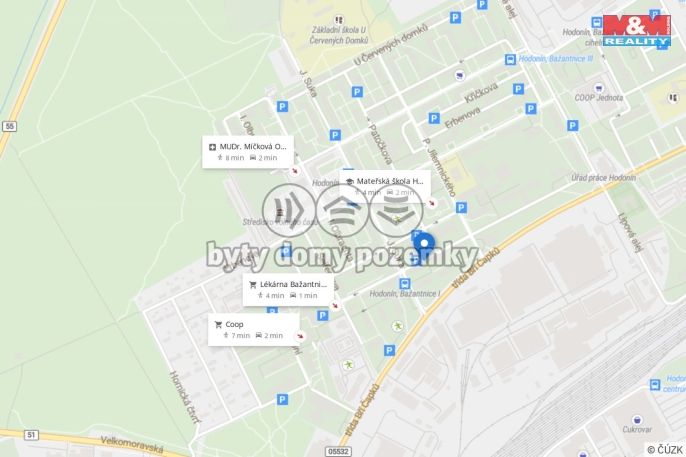 Prodej, Byt 3+1, Hodonín