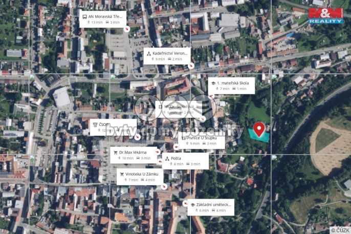 Prodej, Pozemek k bydlení, Moravská Třebová