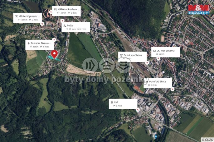 Prodej, Pozemek k bydlení, Předklášteří