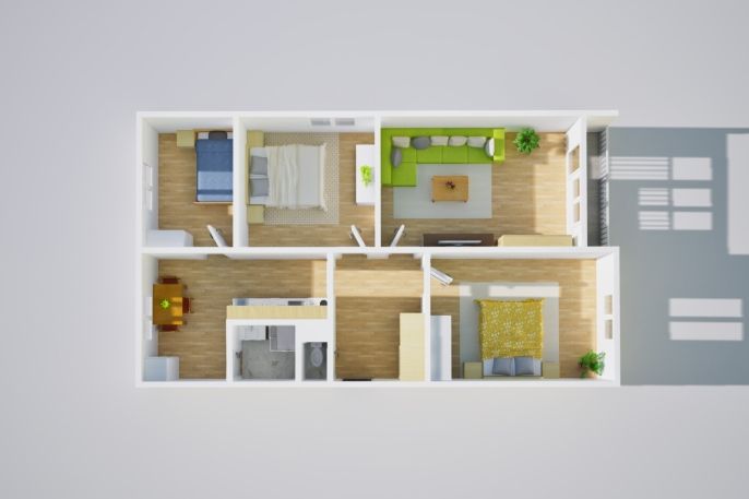 Prodej, Byt 4+1, Krupka