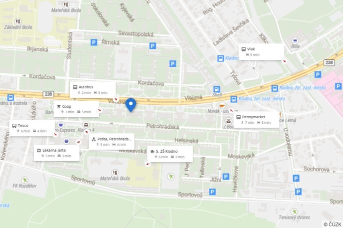 Prodej, Byt 2+1, Kladno