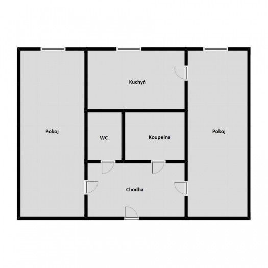 Pronájem, Byt 2+1, Rokycany