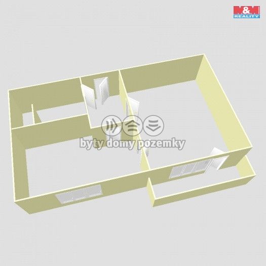 Pronájem, Byt 1+1, Žamberk