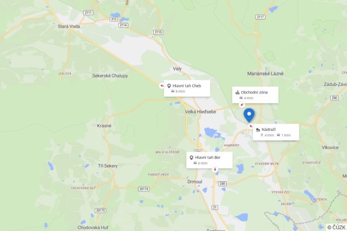 Pronájem, Obchodní objekt, Mariánské Lázně