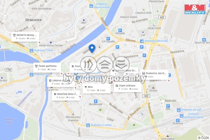 Pronájem, Byt 2+kk, Strakonice