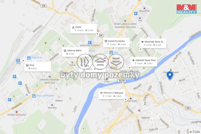 Pronájem, Byt 2+kk, Stod