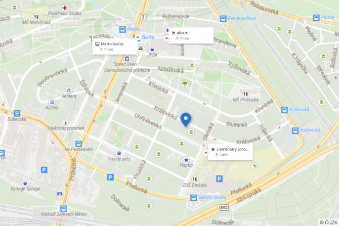 Pronájem, Byt 1+kk, Praha