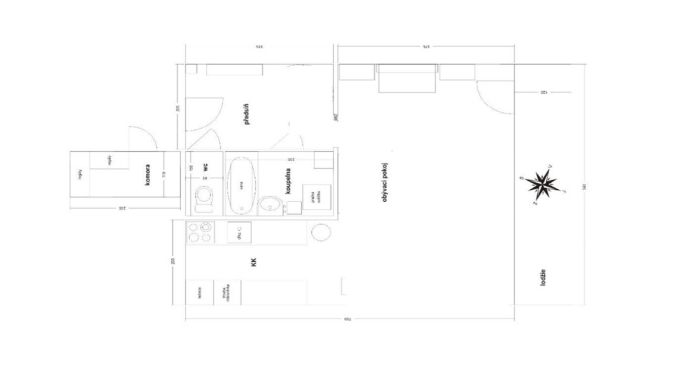 Pronájem, Byt 1+kk, Vlašim