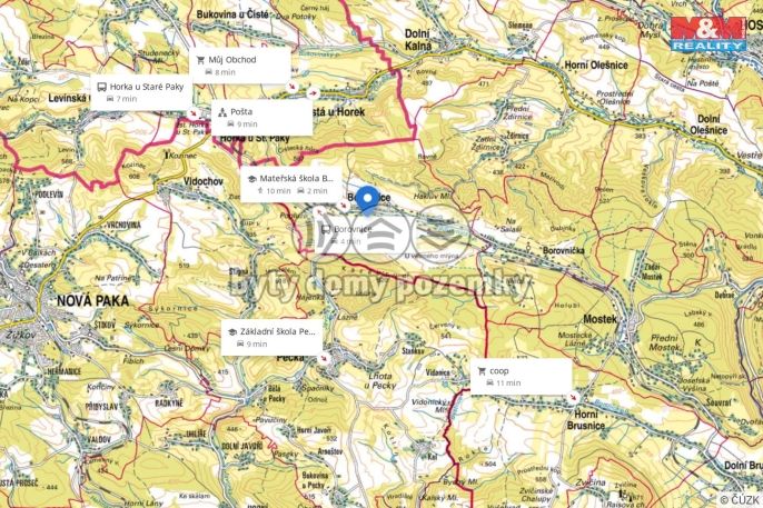 Prodej, Pozemek k bydlení, Borovnice