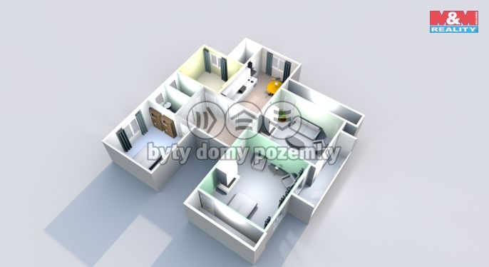 Prodej, Byt 4+1, Děčín