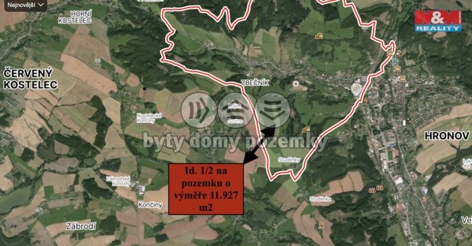 Prodej, Pole, Hronov