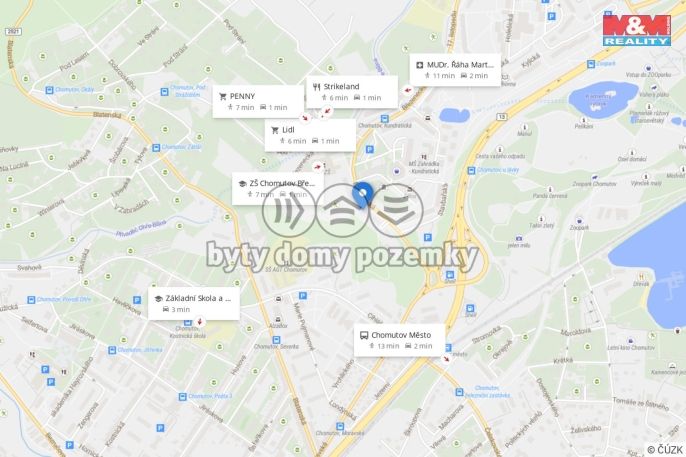 Prodej, Byt 2+1, Chomutov