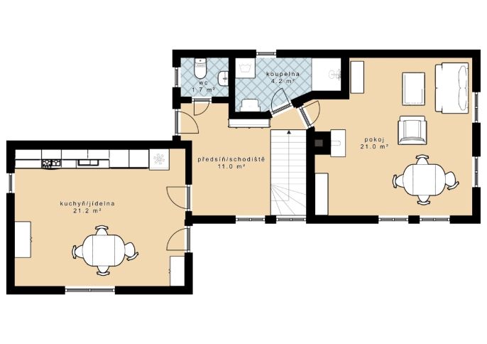 Pronájem, Chalupa, Bechyně