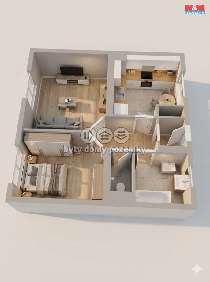 Pronájem, Byt 2+1, Dobruška