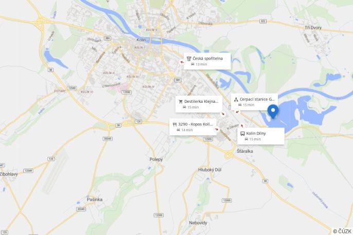 Prodej, Vodní plocha, Kolín
