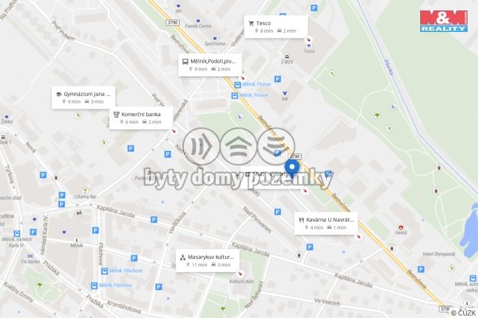 Prodej, Byt 3+1, Mělník