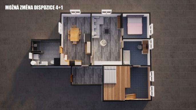 Prodej, Byt 3+1, Desná