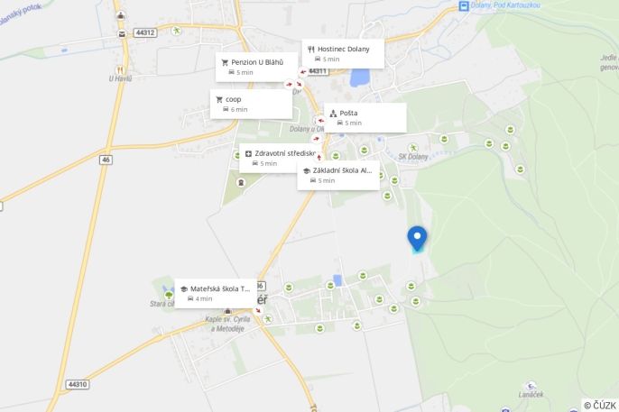 Prodej, Pozemek k bydlení, Dolany