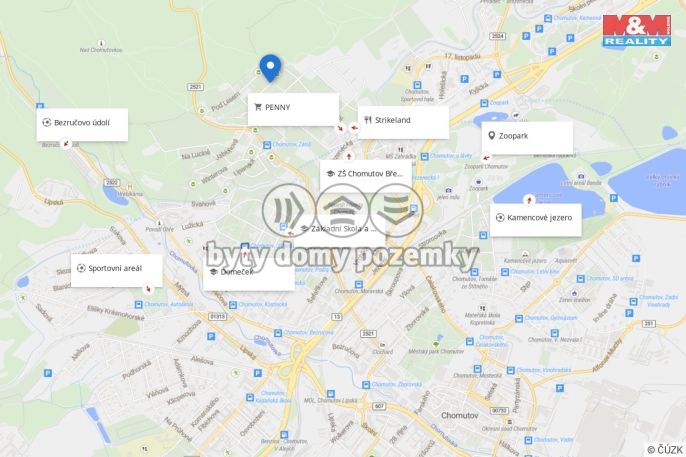 Prodej, Pozemek k bydlení, Chomutov