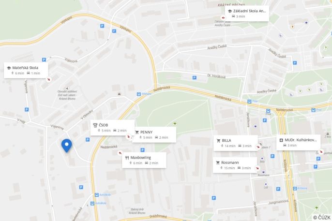 Prodej, Byt 1+kk, Ústí nad Labem