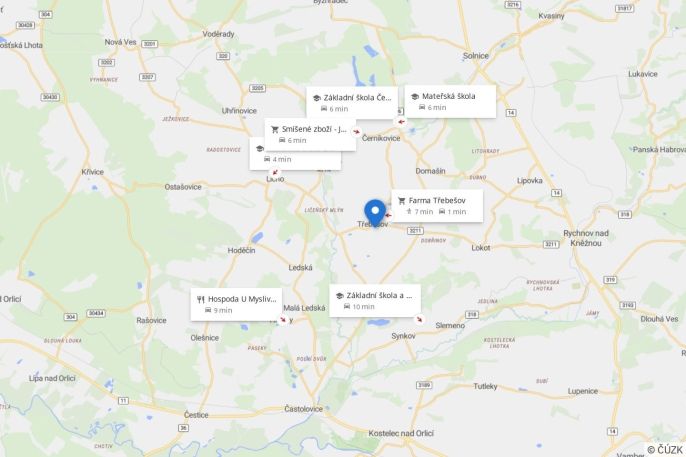 Prodej, Chalupa, Třebešov