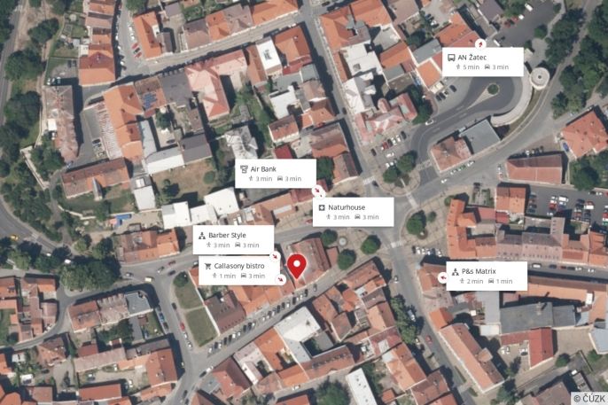 Pronájem, Obchod a služby, Žatec