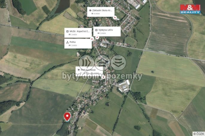 Prodej, Pozemek k bydlení, Krouna