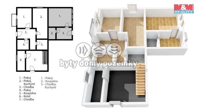 Prodej, Rodinný dům, Mšec