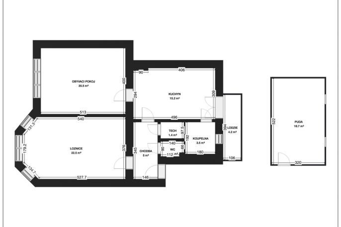 Prodej, Byt 2+1, Děčín