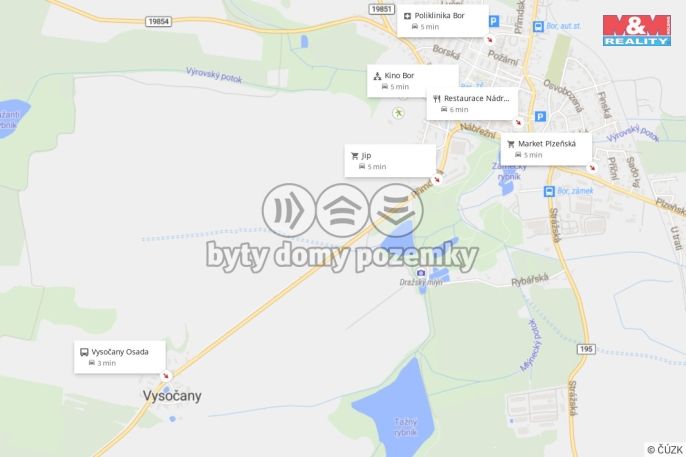 Prodej, Byt 2+1, Bor