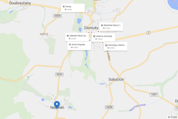Prodej, Zemědělská usedlost, Zásmuky