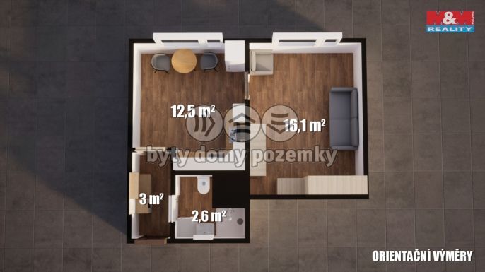 Pronájem, Byt 2+kk, Stráž pod Ralskem